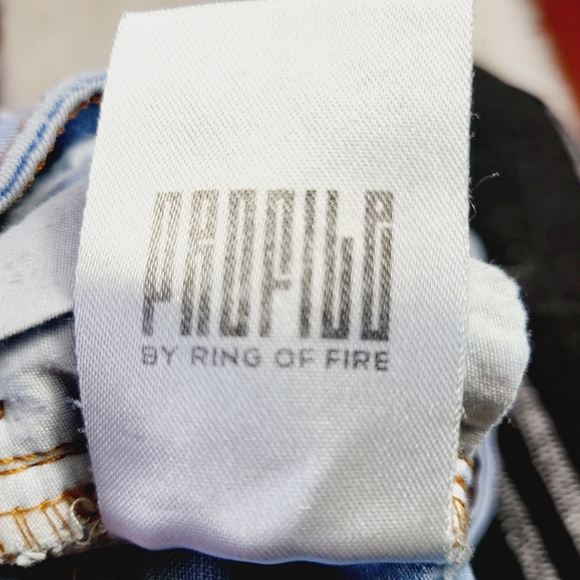 Profile by Ring of Fire Womens Light Blue High Rise Skinny Jeans - Picture 7 of 7